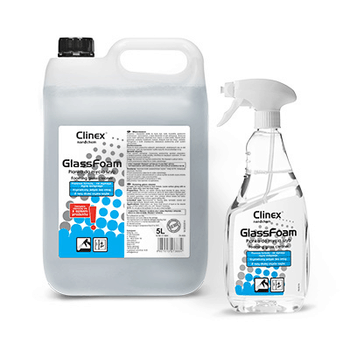 Do mycia szyb Clinex Glass Foam